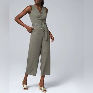 WHBM Jumpsuit with Removable Belt